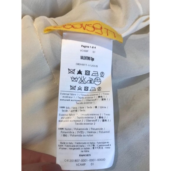 Valentino Wedding Corset Applique Dress AS-IS 40 4 - Picture 10 of 10